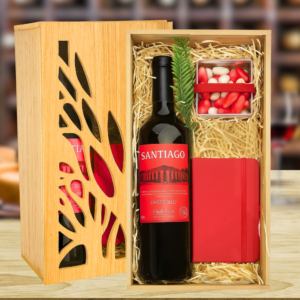 KIT VINHO CHILENO SWEET RED SANTIAGO SUAVE